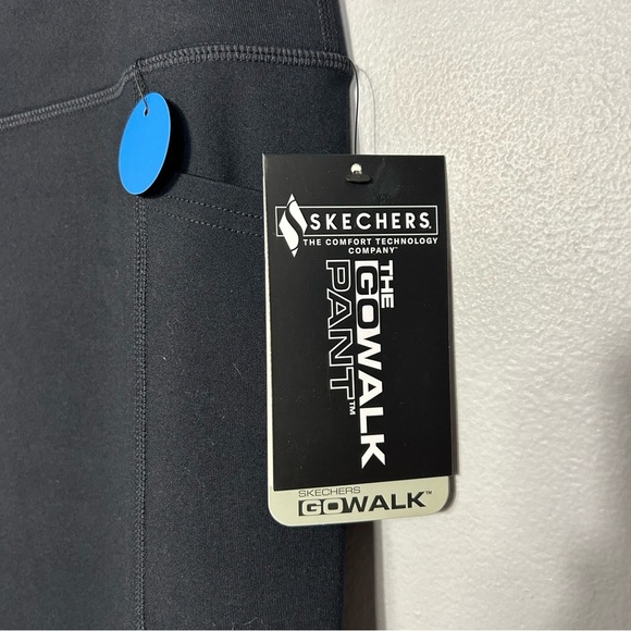 NWT Sketchers Go Walk Pants Black Straight Leg Leggings - Picture 5 of 6